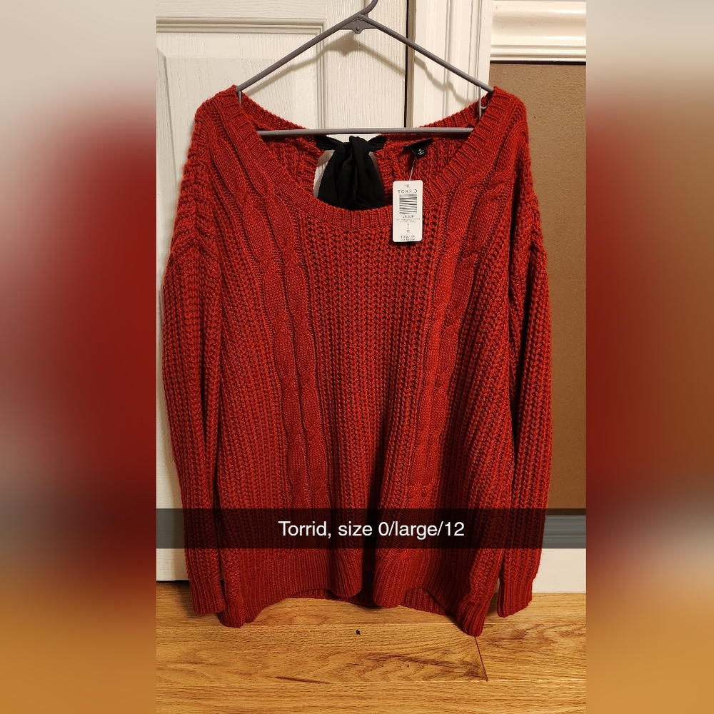 Torrid keyhole sweater